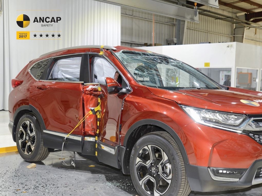 Honda Cr V Awarded Five Star Ancap Safety Rating