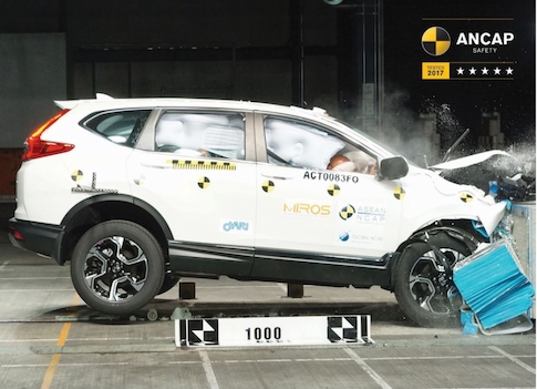 Honda Cr V Awarded Five Star Ancap Safety Rating