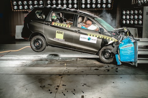 Three Star Ertiga And One Star Redigo In Latest Crash Test Results For India